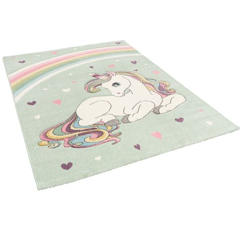 Tapis Maui Kids Pour Enfants Licorne Pastel 200x290cm