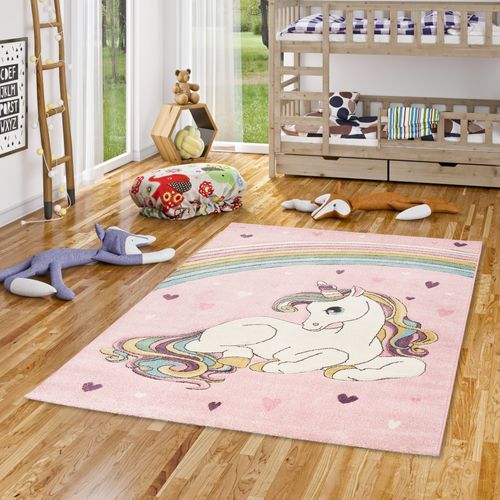 Tapis Maui Kids Pour Enfants Licorne Pastel 200x290cm