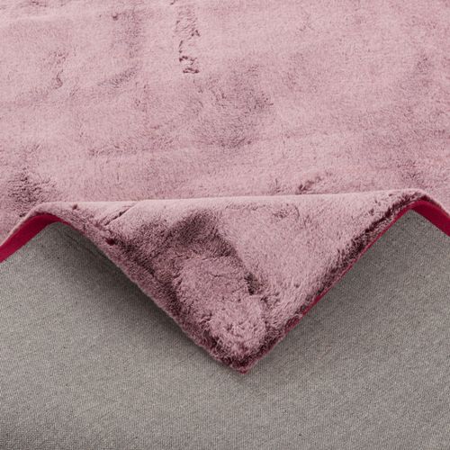 Tapis En Fourrure Plush 60x90cm Violet