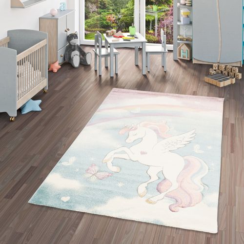 Tapis Maui Kids Pour Enfants Pastel Licorne 200x290cm