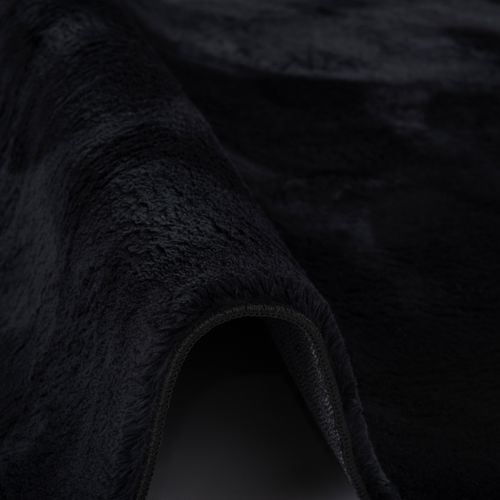 Tapis En Fourrure Pearl 120x170cm Noir