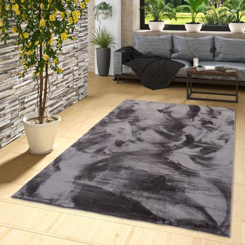 Tapis En Fourrure Pearl 160x230cm Anthracite
