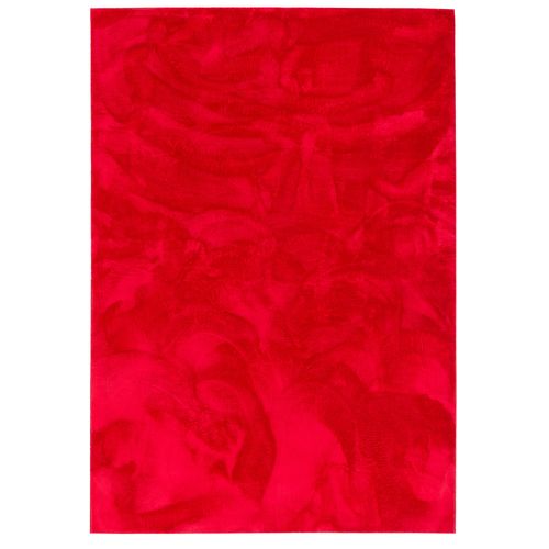 Tapis En Fourrure Pearl 200x290cm Rouge