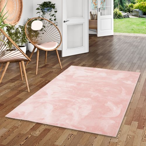 Tapis En Fourrure Pearl 80x150cm Rose