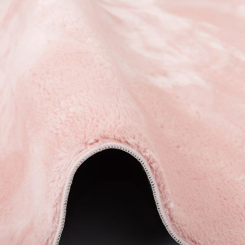 Tapis En Fourrure Pearl 160x230cm Rose