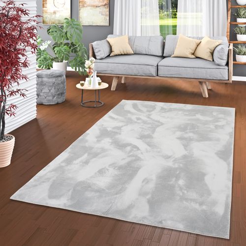 Tapis En Fourrure Pearl 200x290cm Gris