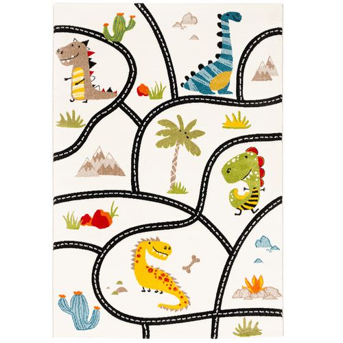 Tapis Maui Kids Pour Enfants Dino Rues 80x150cm