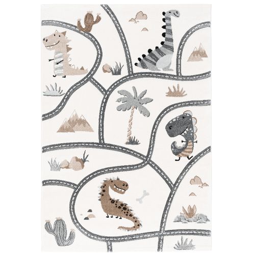 Tapis Maui Kids Pour Enfants Dino Rues 120x170cm