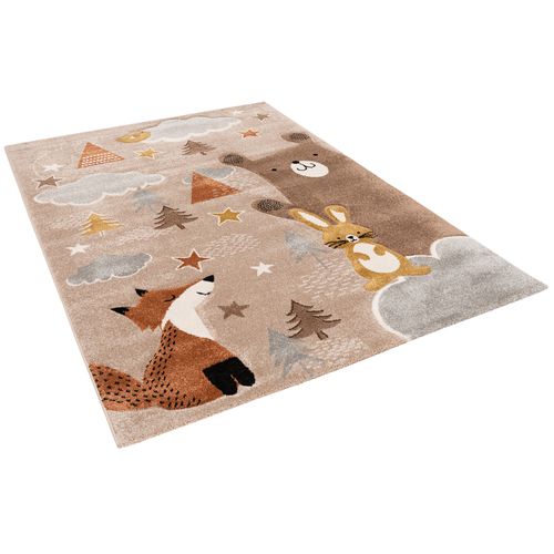 Tapis Maui Kids Pour Enfants Renard Et Ours 120x170cm