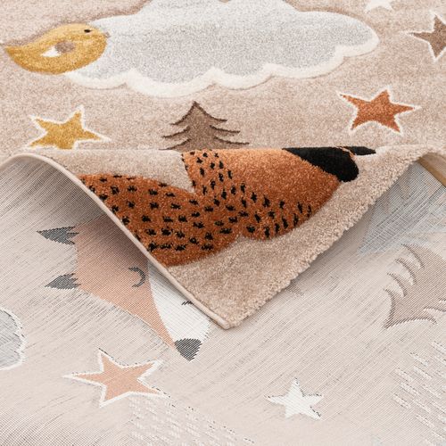 Tapis Maui Kids Pour Enfants Renard Et Ours 140x200cm