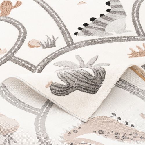 Tapis Maui Kids Pour Enfants Dino Rues 200x290cm