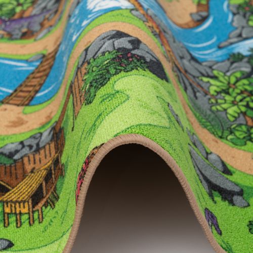 Tapis Rues Pour Enfants Dinosaures 80x200cm