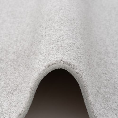 Tapis à Poils Longs Couloir Cottage 100x400cm Argenté