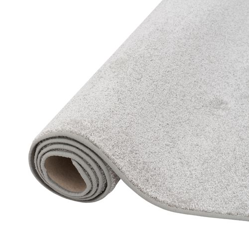 Tapis à Poils Longs Couloir Cottage 100x400cm Argenté