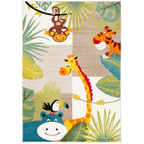 Tapis Pour Enfants Softstar Kids Animaux 80x150cm Multicolore