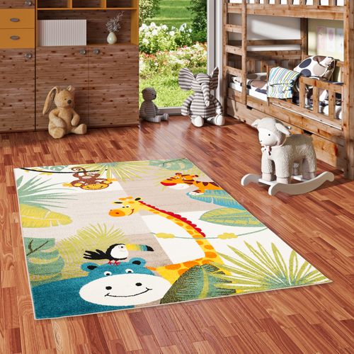 Tapis Pour Enfants Softstar Kids Animaux 120x170cm Multicolore