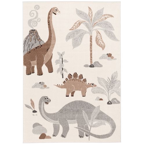 Tapis Pour Enfants Softstar Kids Dinosaures 140x200cm Gris