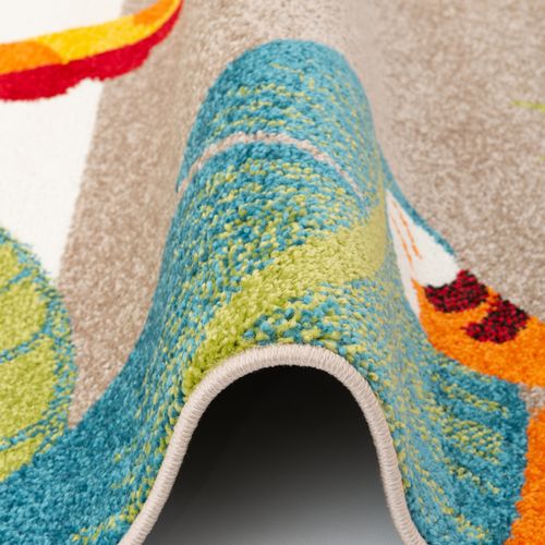 Tapis Pour Enfants Softstar Kids Animaux 140x200cm Multicolore