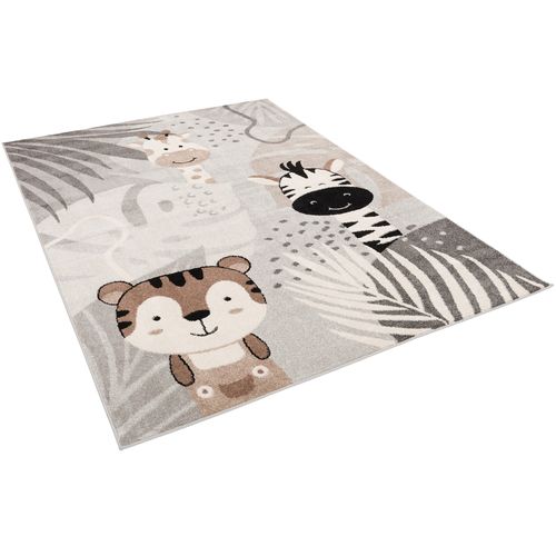 Tapis Pour Enfants Softstar Kids Safari 160x230cm Gris