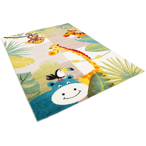 Tapis Pour Enfants Softstar Kids Animaux 160x230cm Multicolore