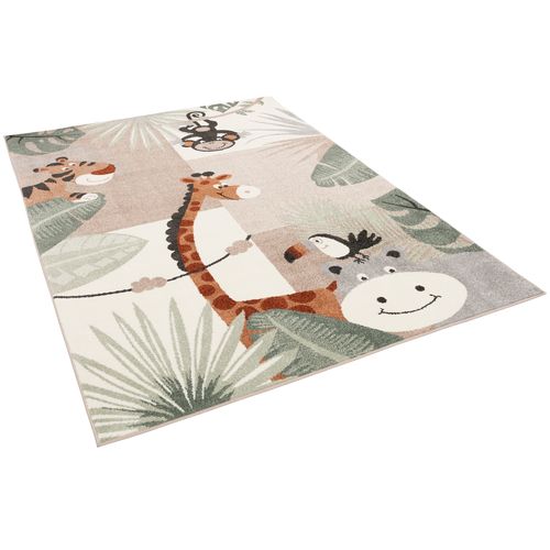 Tapis Pour Enfants Softstar Kids Animaux 200x290cm Vert