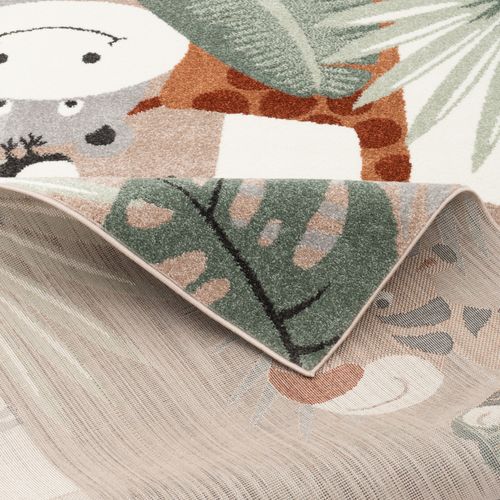 Tapis Pour Enfants Softstar Kids Animaux 200x290cm Vert