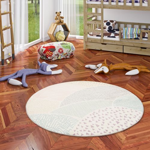 Tapis Pour Enfants Softstar Kids Fantaisie 160cm Multicolore  Rond