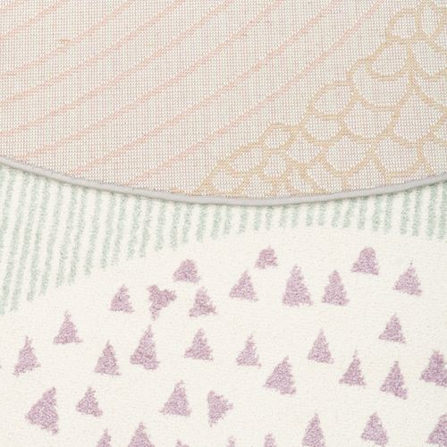 Tapis Pour Enfants Softstar Kids Fantaisie 160cm Multicolore  Rond