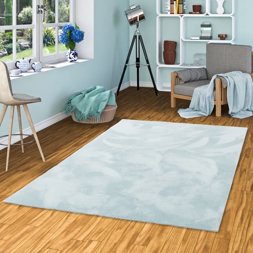 Tapis En Fourrure Pearl 120x170cm Bleu