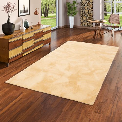 Tapis En Fourrure Pearl 160x230cm Jaune