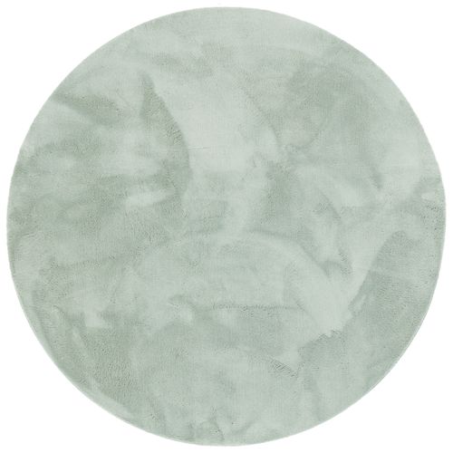 Tapis En Fourrure Pearl Rond 120cm Vert