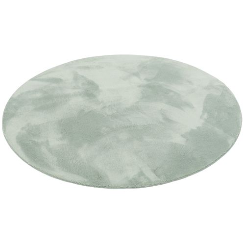 Tapis En Fourrure Pearl Rond 200cm Vert