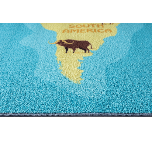 Tapis Happy Life D'apprentissage, Bleu, 200x290 Cm