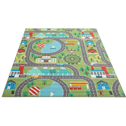 Happy Life Tapis De Jeu, Vert, 80x150 Cm