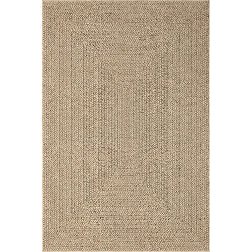 Tapis Kansas Extérieur Jute Terrasse - Nature - 140x200 Cm