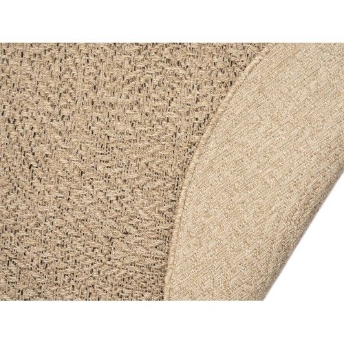 Tapis Kansas Extérieur Jute Terrasse - Nature - 80 Cm Ronde