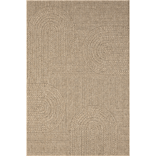 Tapis Kansas Extérieur Jute Terrasse - Nature - 240x340 Cm