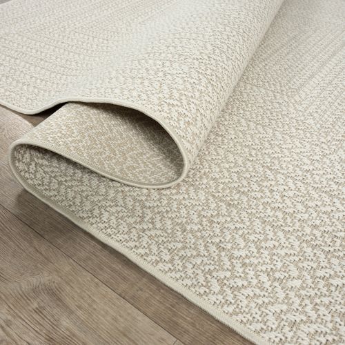 Tapis Kansas Extérieur Jute Terrasse - Crème - 120x170 Cm