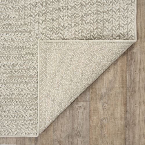 Tapis Kansas Extérieur Jute Terrasse - Crème - 120x170 Cm