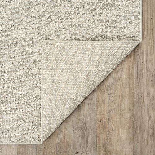 Tapis Kansas Extérieur Jute Terrasse - Crème - 140x200 Cm
