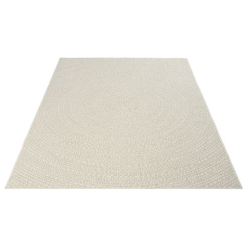 Tapis Kansas Extérieur Jute Terrasse - Crème - 160x230 Cm