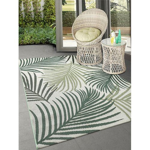 Tapis Machka Extérieur Palmier, Vert, 120x170 Cm