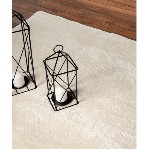 Tapis Moelleux Poils Courts, Antidérapant, Lavable, Soft, Beige, 80 X 300 Cm