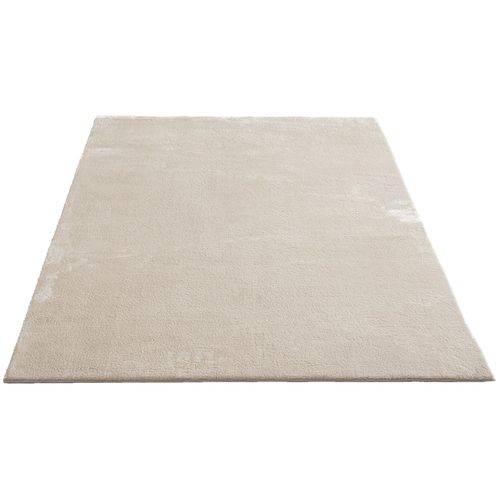 Tapis Moelleux Poils Courts, Antidérapant, Lavable, Soft, Beige, 200 X 280 Cm