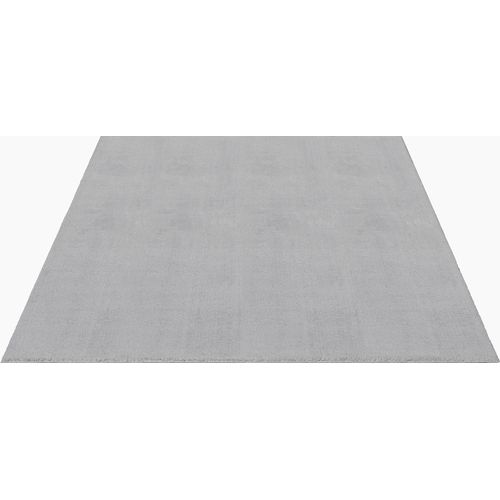 Tapis Moelleux Poils Courts, Antidérapant, Lavable, Soft, Gris, 240 X 340 Cm