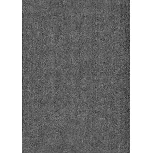 Tapis Moelleux Poils Courts, Antidérapant, Lavable, Soft, Anthracite, 60 X 110 Cm