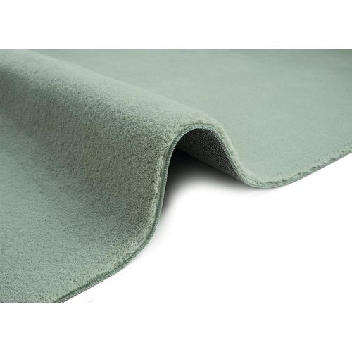 Tapis Moelleux Poils Courts, Antidérapant, Lavable, Soft, Vert, 240 X 340 Cm