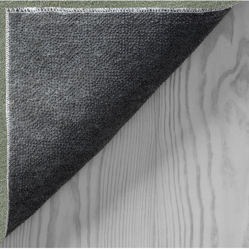 Tapis Moelleux Poils Courts, Antidérapant, Lavable, Soft, Vert, 240 X 340 Cm