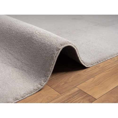 Tapis Moelleux Poils Courts, Antidérapant, Lavable, Soft, Sable, 140 X 200 Cm