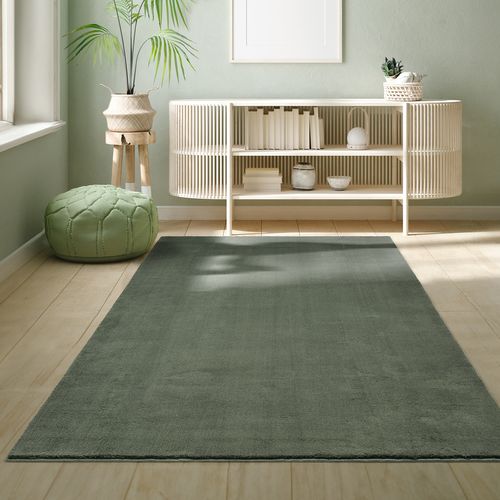 Tapis Moelleux Poils Courts, Antidérapant, Lavable, Soft, Forêt, 60 X 110 Cm